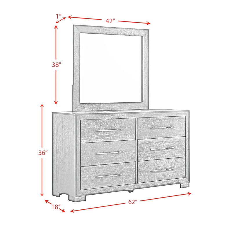 Allan Panel Bedroom Set in Black