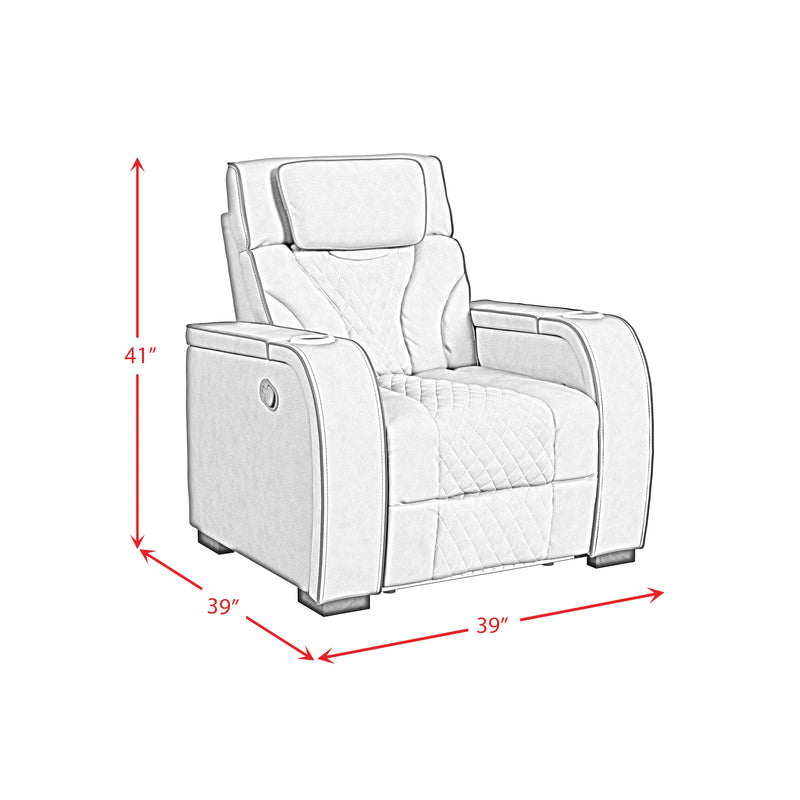 Blitz Motion Recliner with LED