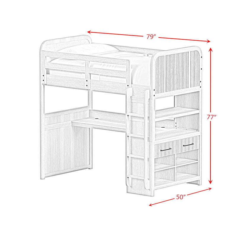 Ridgemont Loft Complete Bunk Bed