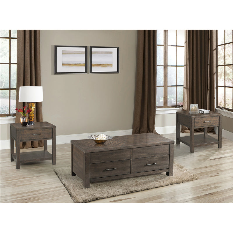Jax Occasional Table Set in Cherry