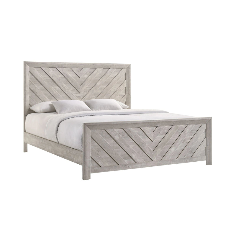 Ellen Panel Bedroom Set in White