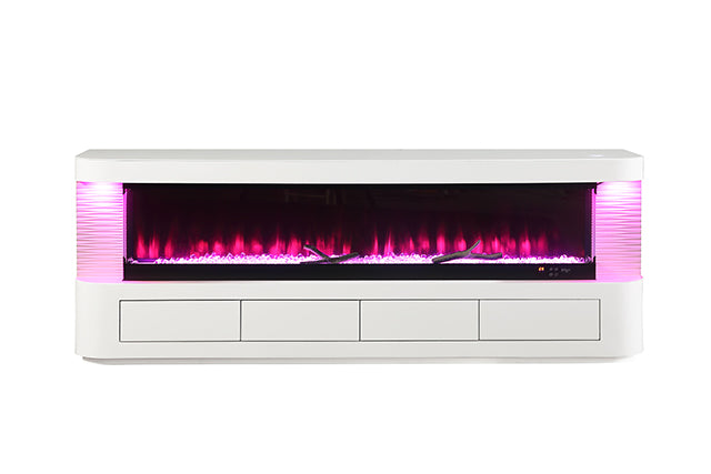 Luken 71" TV Stand w/ Electric Fire Place