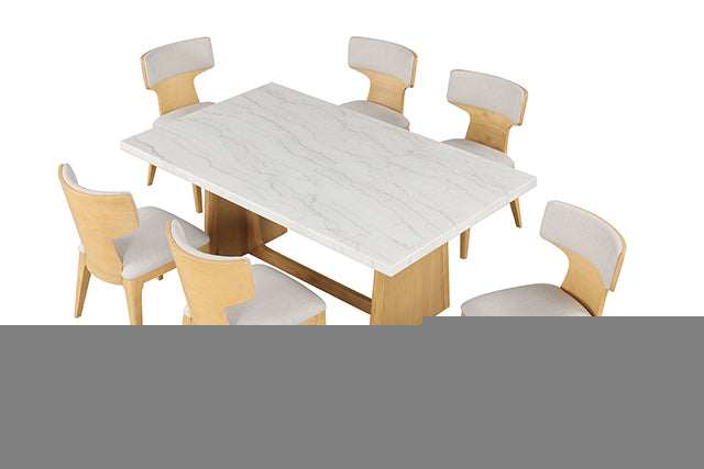 Caerwys 7 Pc Dining Table Set