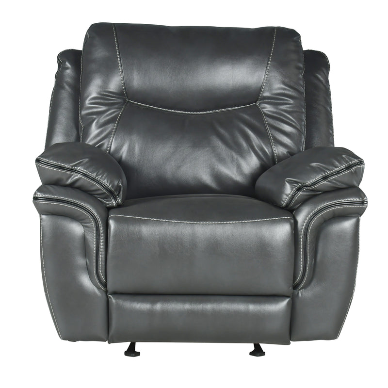 Steve Silver Isabella Manual Glider Recliner in Grey