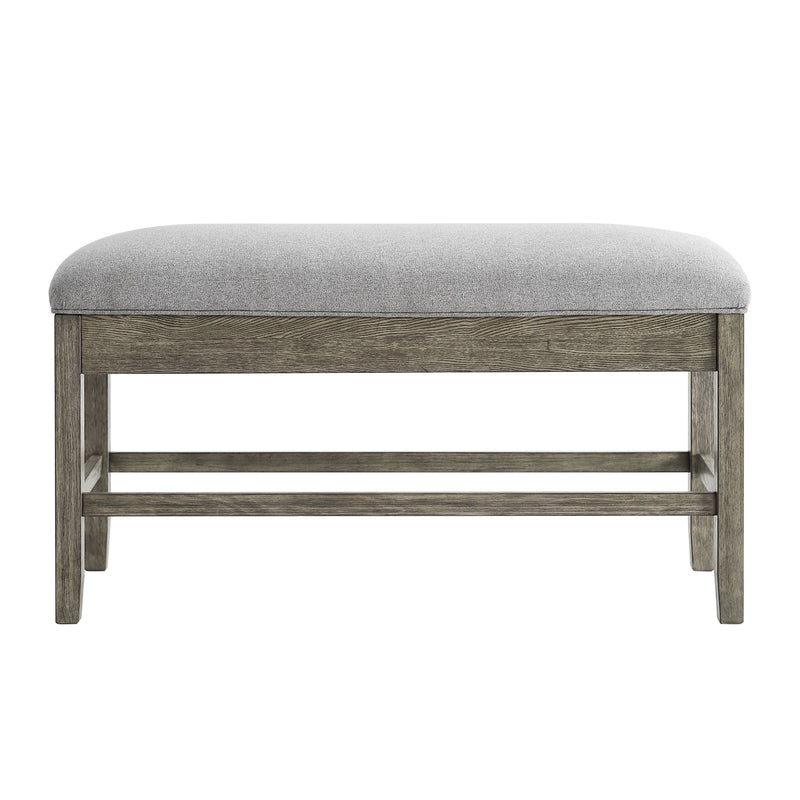 Steve Silver Grayson Storage Counter Bench in Driftwood