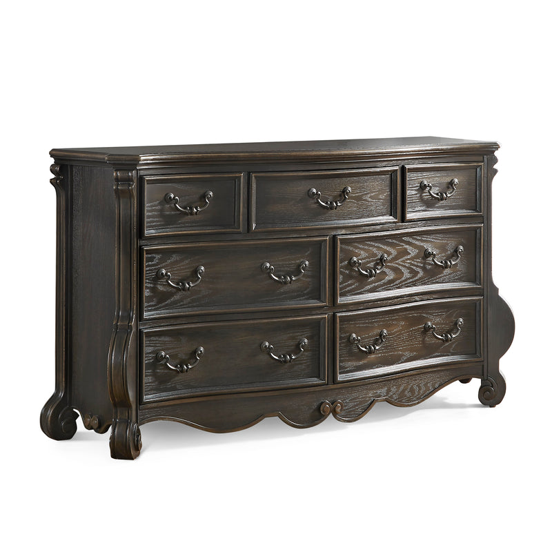 Steve Silver Rhapsody 7 Drawer Dresser in Molasses